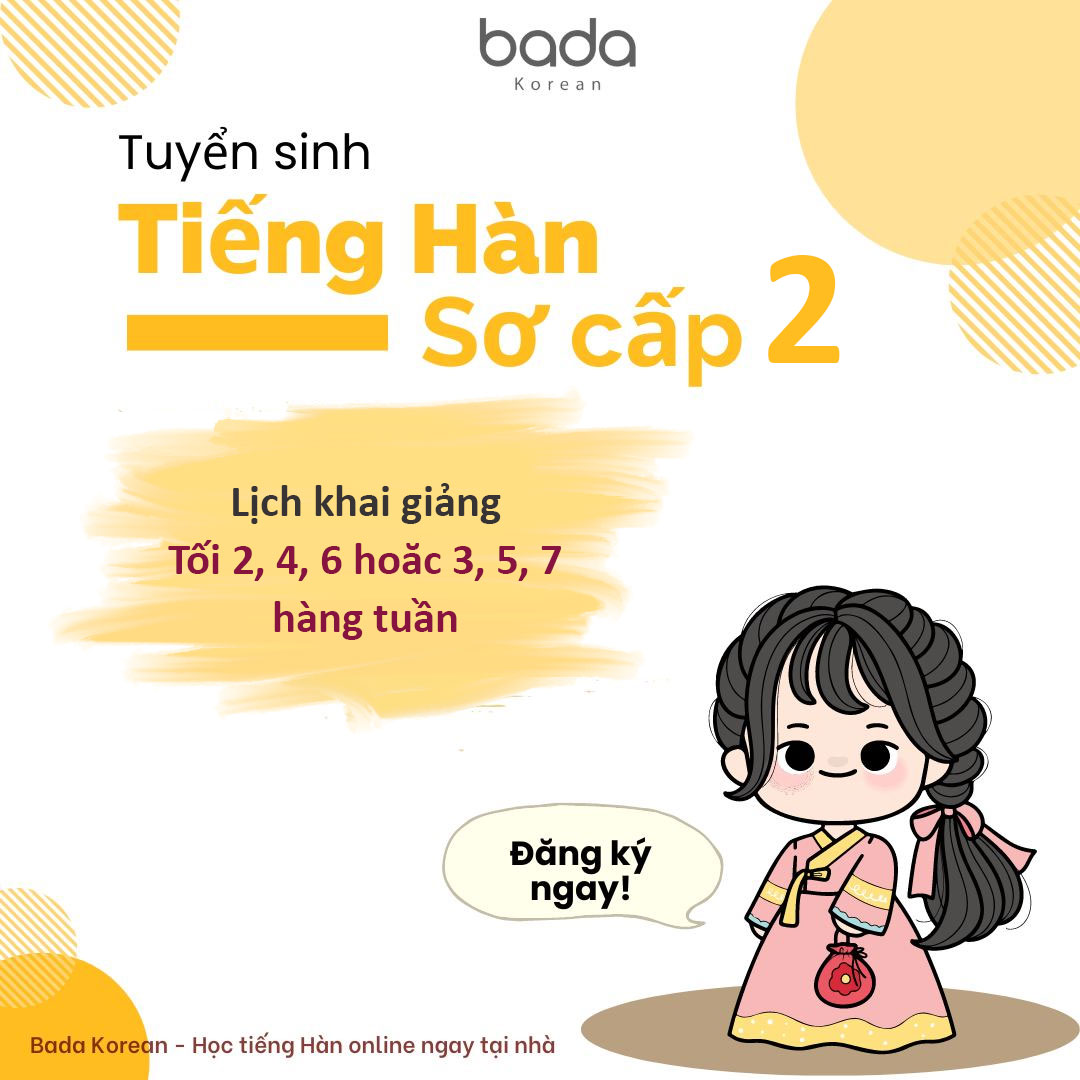 khai giảng tiếng hành sơ cấp 2